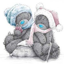 Схема вышивки «Тедди»