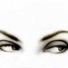 Схема вышивки «глаза»