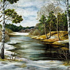 Схема вышивки «Весна»