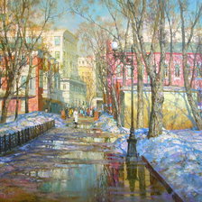 Схема вышивки «весенний день»