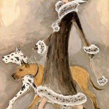 Дамочка с догами