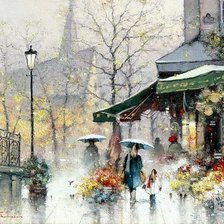 Схема вышивки «городской пейзаж»