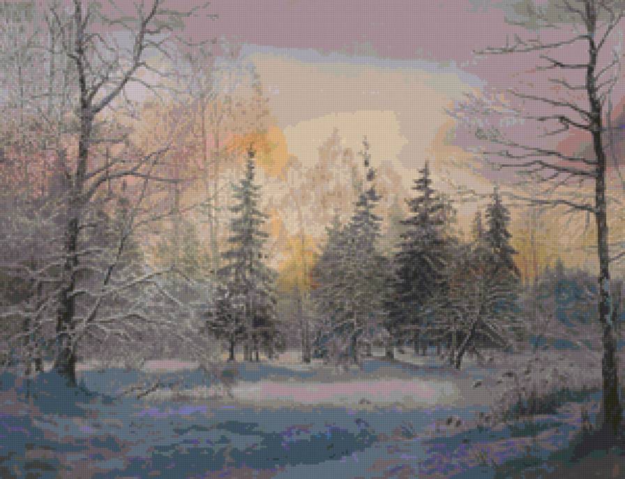 пейзаж - лес, природа, зима, пейзаж - предпросмотр