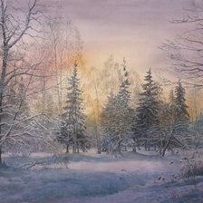 Схема вышивки «пейзаж»