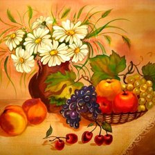 Схема вышивки «натюрморт»