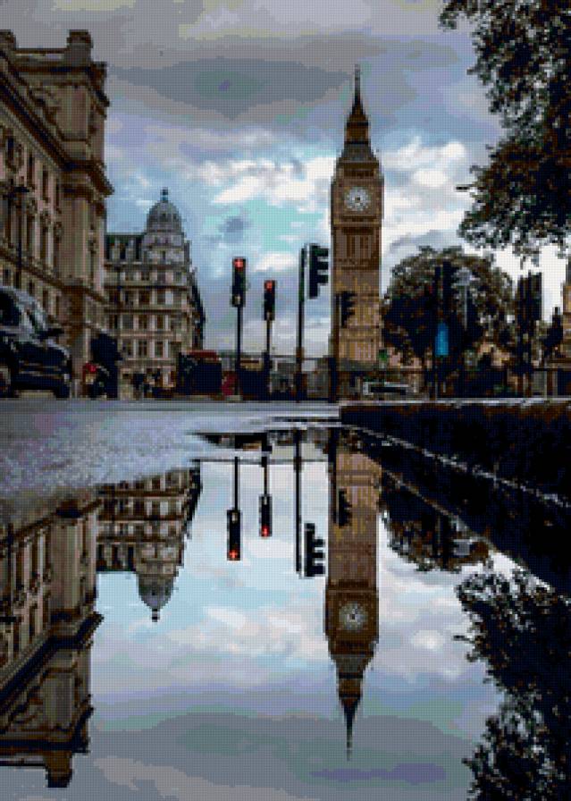 №146678 - лондон, город, часы, биг бен - предпросмотр