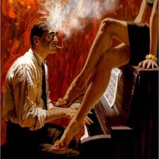 Схема вышивки «retro»