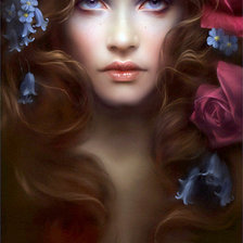 Схема вышивки «girl»