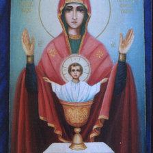 Схема вышивки «икона»