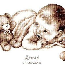 Схема вышивки «малыш»