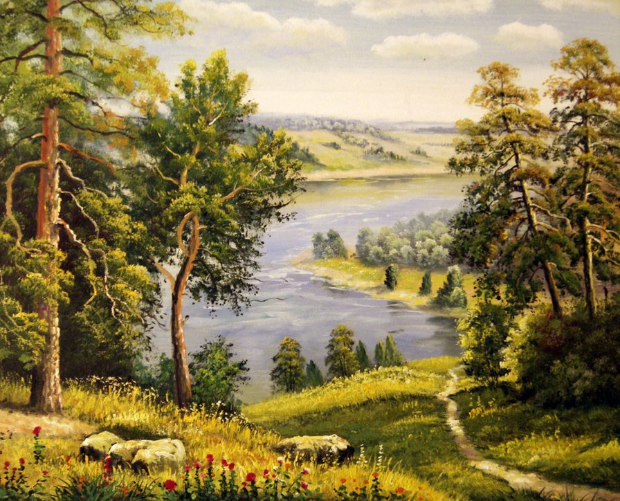 Пейзаж, лес - пейзаж, лес - оригинал