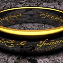 Схема вышивки «кольцо всевластия»