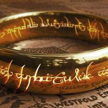 Схема вышивки «кольцо всевластия»