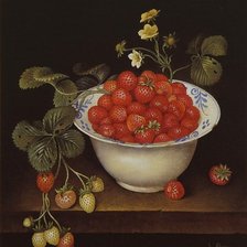 Натюрморт с клубникой