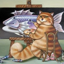 Схема вышивки «Художник»