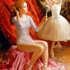 Схема вышивки «Bruno Di Maio - две балерины»