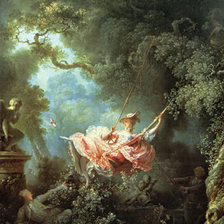 Схема вышивки «Счастливые случайности качания на качелях»