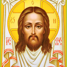 Схема вышивки «Спас Нерукотворный»