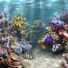 Схема вышивки «ПОДВОДНЫЙ МИР»