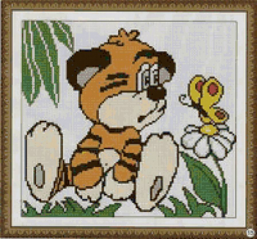 тигренок подушка - тигренок подушка - предпросмотр