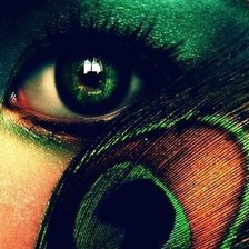 Схема вышивки «Глаз»