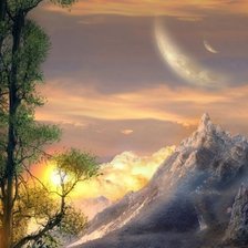 Схема вышивки «ГОРЫ»