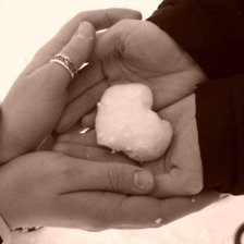 Схема вышивки «Руки»