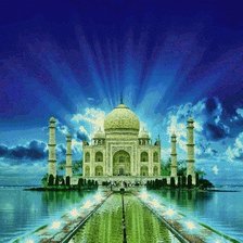 Схема вышивки «ТАДЖМАХАЛ»