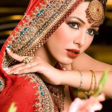 Схема вышивки «Индианка»