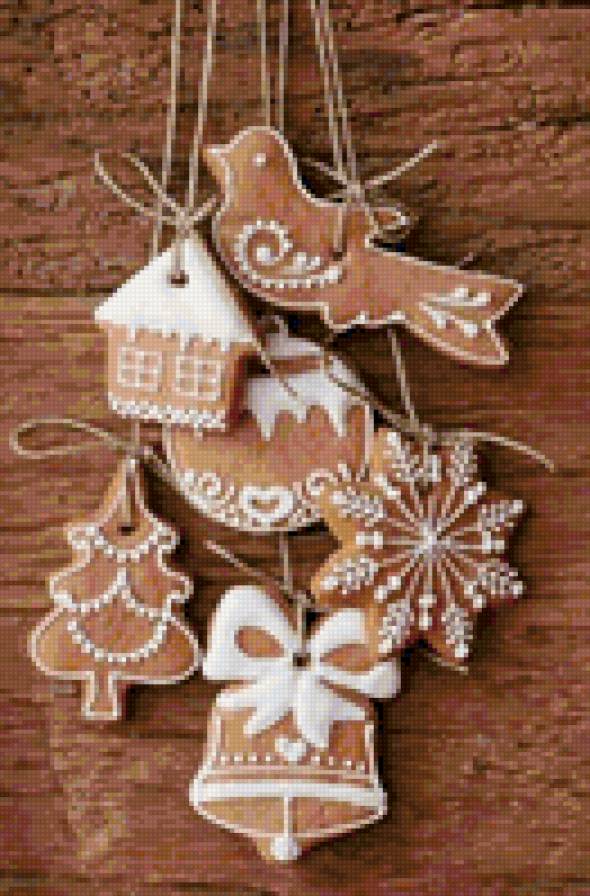 Печенье - еда, интересно, печенье, украшение - предпросмотр