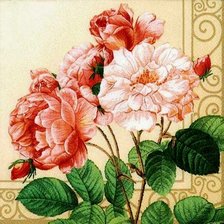 Схема вышивки «пионы»