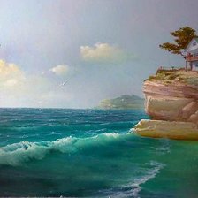 Схема вышивки «sea»