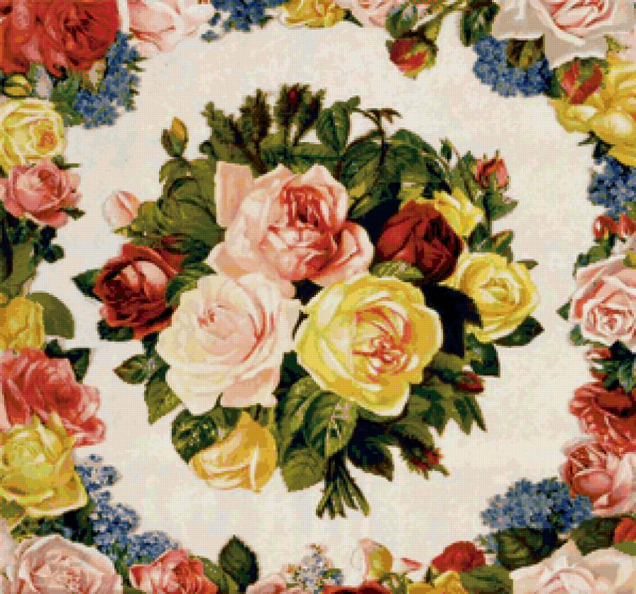 розы - цветы, роза, подушка - предпросмотр