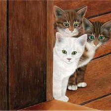 Схема вышивки «Ку-ку!»