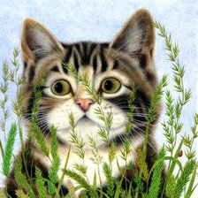 Схема вышивки «В засаде»