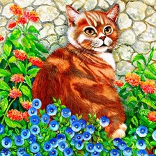 Схема вышивки «Рыжик»