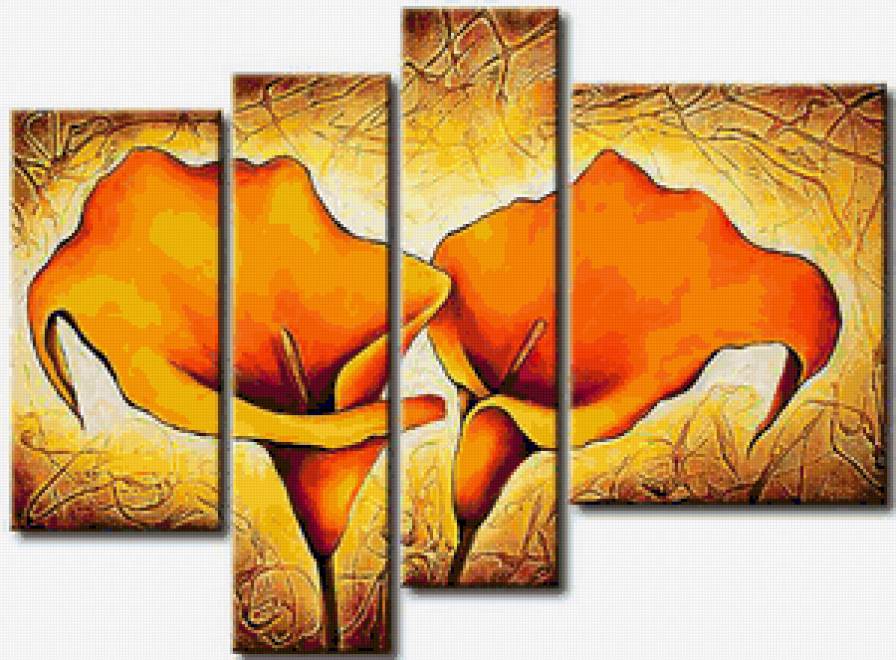 ансамбль - композиция, цветы - предпросмотр