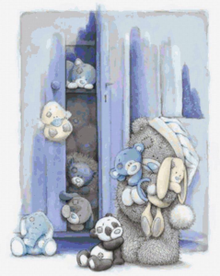 Серия "Мишка Тедди" С игрушками - сон, мишка тедди, игрушки - предпросмотр