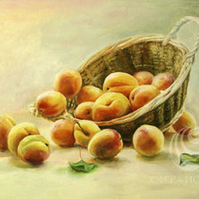 Схема вышивки «персики»