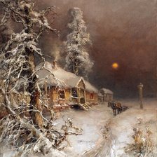 Схема вышивки «winter»