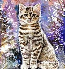 Схема вышивки «Котёнок»