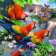 Схема вышивки «birds»