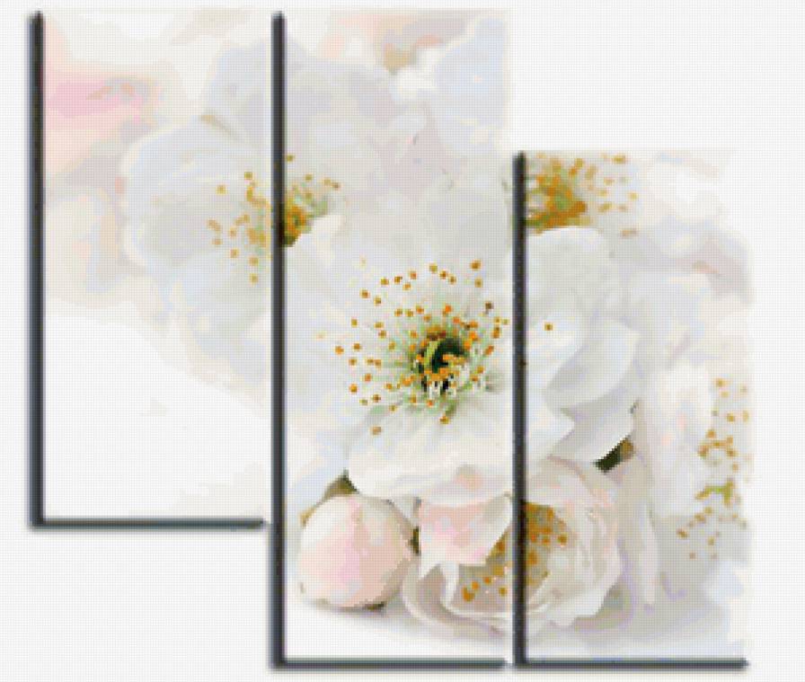 нежность - модульная картина - предпросмотр