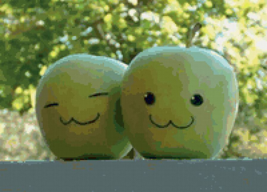 яблочки - фрукты, яблоки - предпросмотр