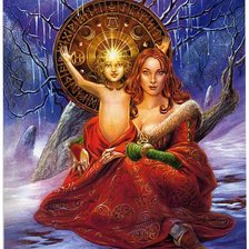 Схема вышивки «Йоль-2»