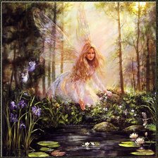 Схема вышивки «лесная фея»