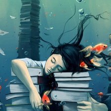 Схема вышивки «под водой»