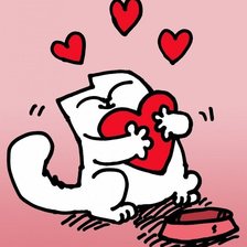 Схема вышивки «Кот Саймон»