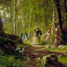 Схема вышивки «Прогулка по лесу»