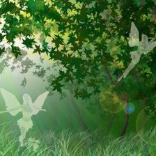 Схема вышивки «Лесные феи»